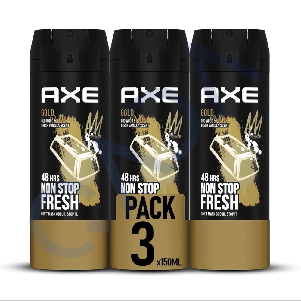 AXE Gold Body Wash for Men - Black and Gold